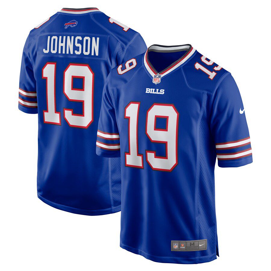 Men Buffalo Bills 19 KeeSean Johnson Nike Royal Home Game Player NFL Jersey